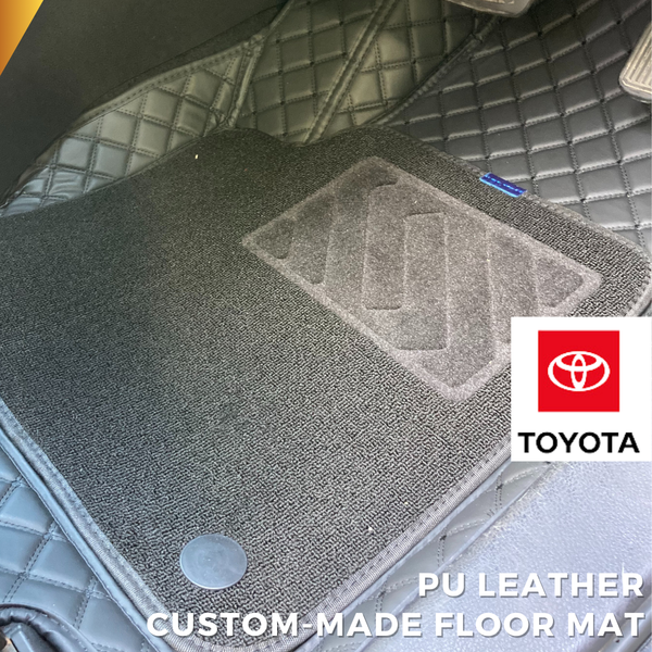 PU Leather-Toyota Custom-made  Car Floor Mat