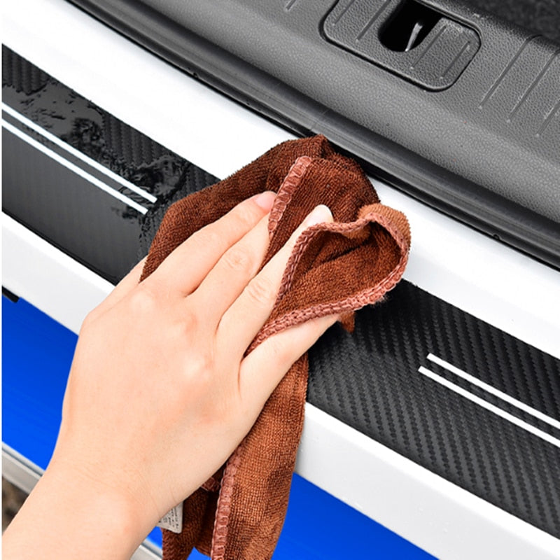 Car Boot Anti Scratch Protector (Carbon Fiber)