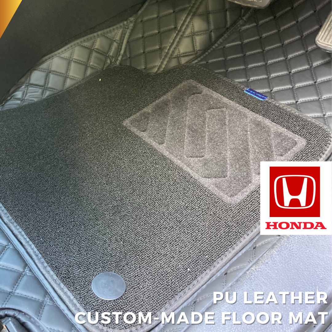 PU Leather-Honda Custom-made Car Floor Mat