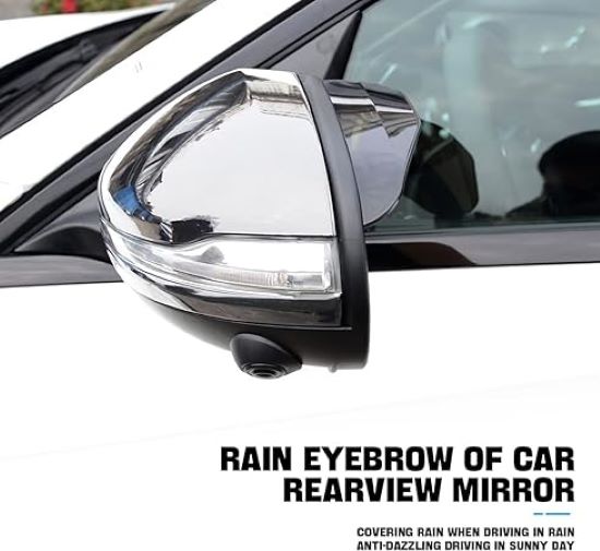 2PCS Car Rear View Mirror Rain Eyebrows