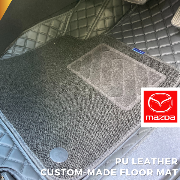 PU Leather-Mazda Custom-made Car Floor Mat