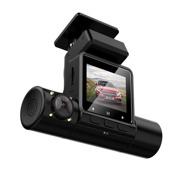 3 Lens Manufacture Car Video Recorder 2K Dash Cam (Black)