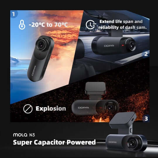 DDPAI Mola N3 Ultra HD Recording DashCam