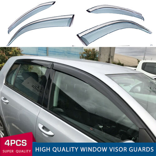 4pcs/set Window Visor Deflectors Weather Shields