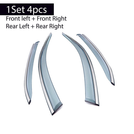 4pcs/set Window Visor Deflectors Weather Shields